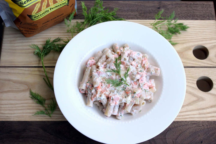Creamy Dill Salmon Pasta