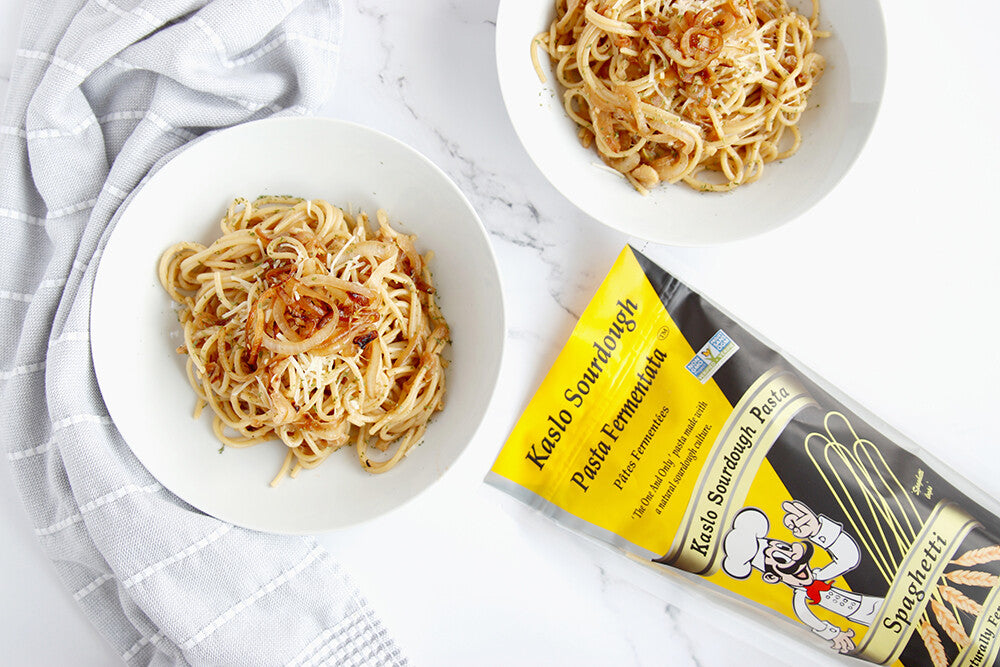 Caramelized Onion Spaghetti