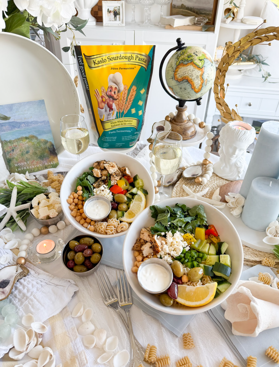 Greek Chicken Pasta Salad