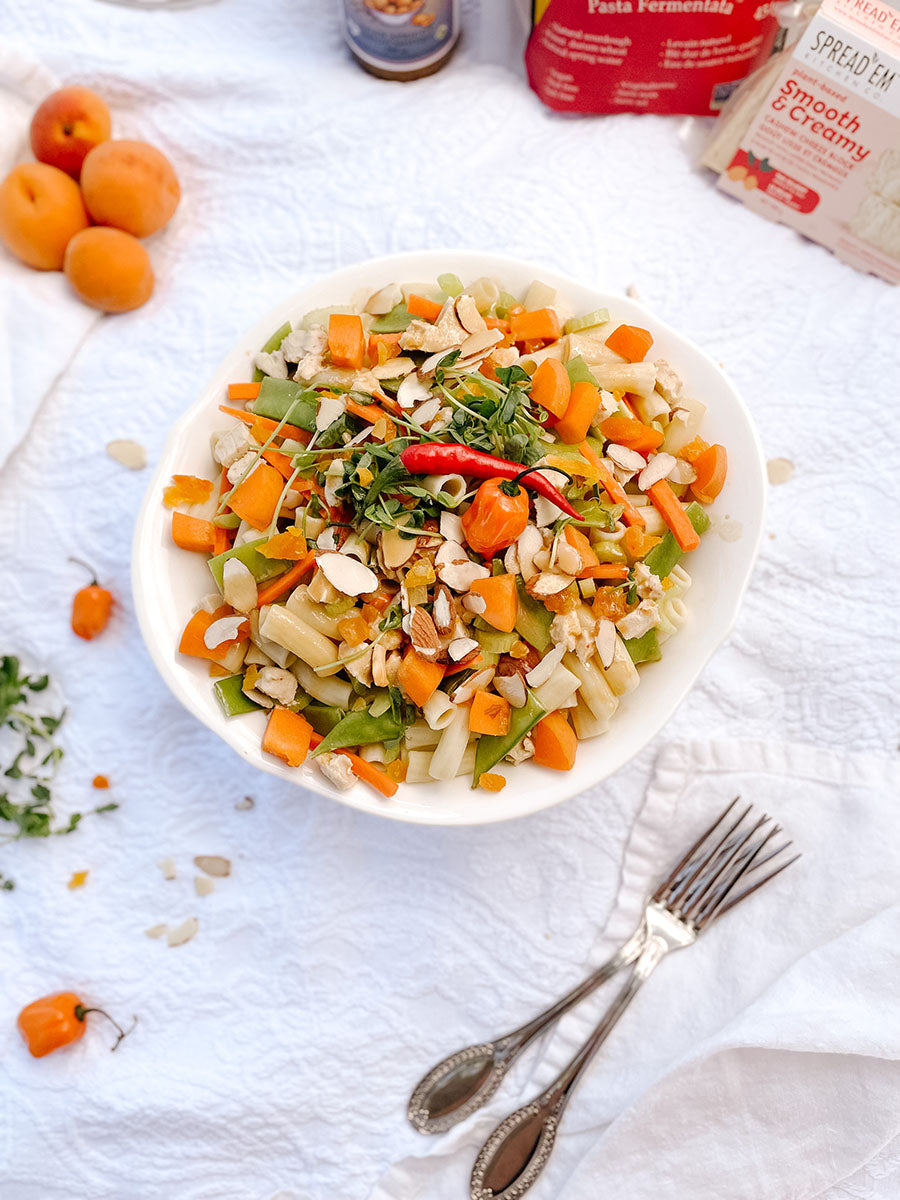 Sweet & Spicy Apricot Chili Pasta Salad Recipe