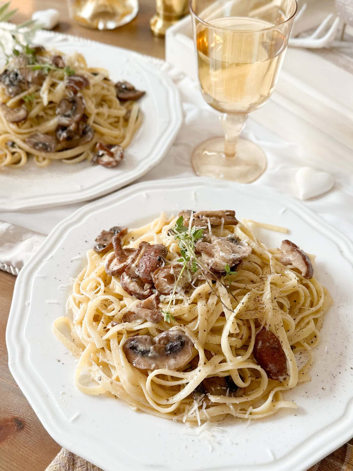 BC Wild Mushroom, Garlic & Thyme Linguine