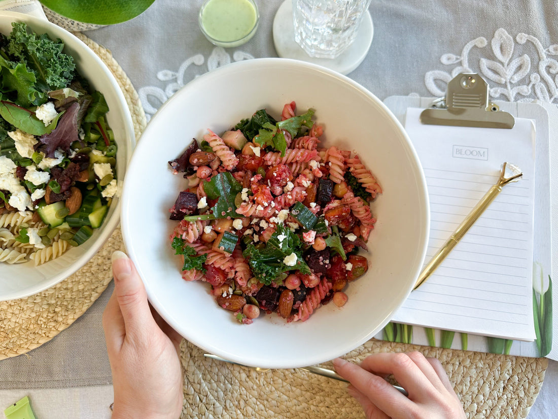Glow Bowl Roasted Veggie Pasta